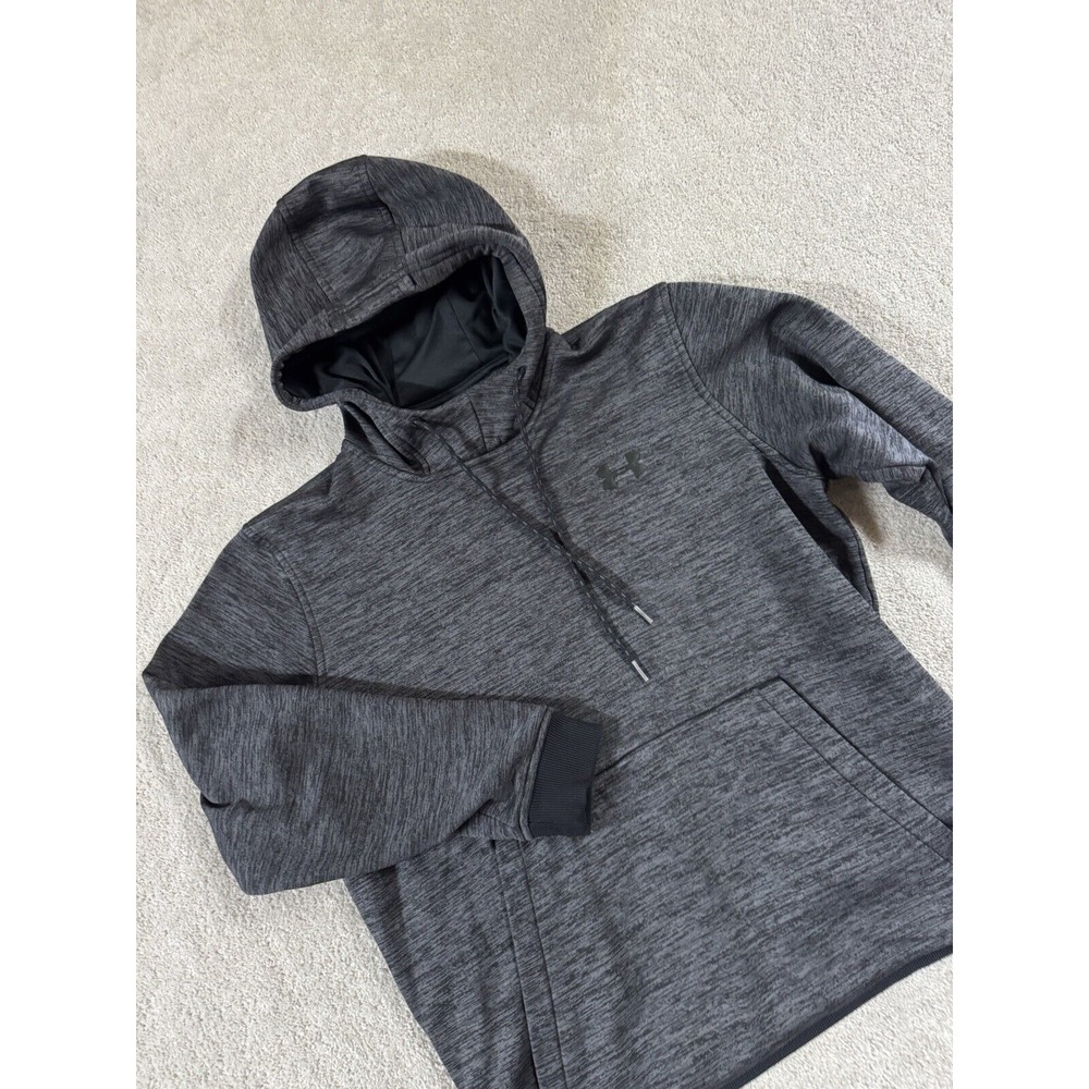 Under Armour Men's Fleece‎ Pullover Hoodie Jet Gray Light Heather / Black Medium